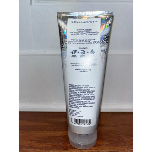 Bath and Body frosted coconut snowball lotion 60% full - Picture 2 of 2
